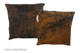 Medium Brindle Cowhide Pillow 16x16 #A51030 by Hudson Hides