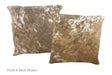 Chocolate Cowhide Pillow 16x16 #A51039 by Hudson Hides