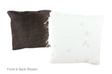 Black and White Cowhide Pillow 16x16 #A51041 by Hudson Hides