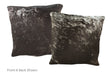 Black and White Cowhide Pillow 16x16 #A51046 by Hudson Hides