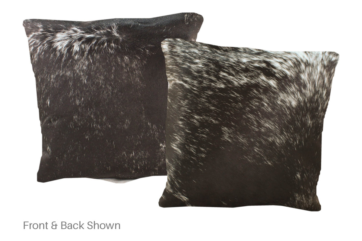 Black and White Cowhide Pillow #A51046