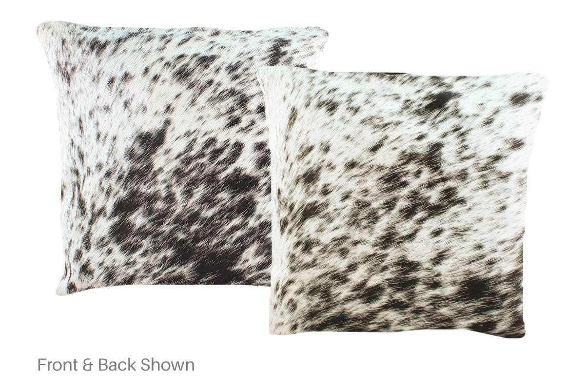 Black and White Cowhide Pillow #A51049