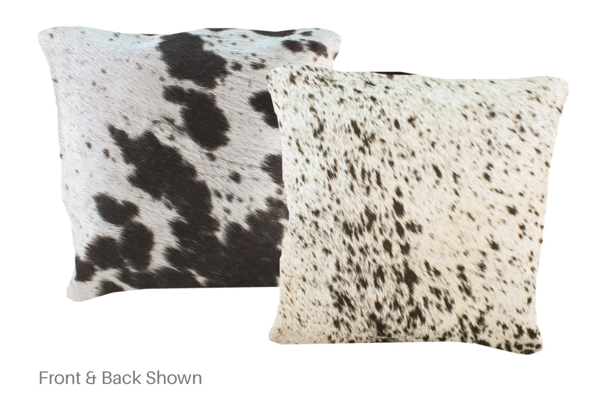 Black and White Cowhide Pillow #A51050