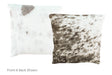 Black and White Cowhide Pillow 16x16 #A51051 by Hudson Hides