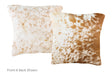 Salt and Pepper Brown Cowhide Pillow 16x16 #A51052 by Hudson Hides