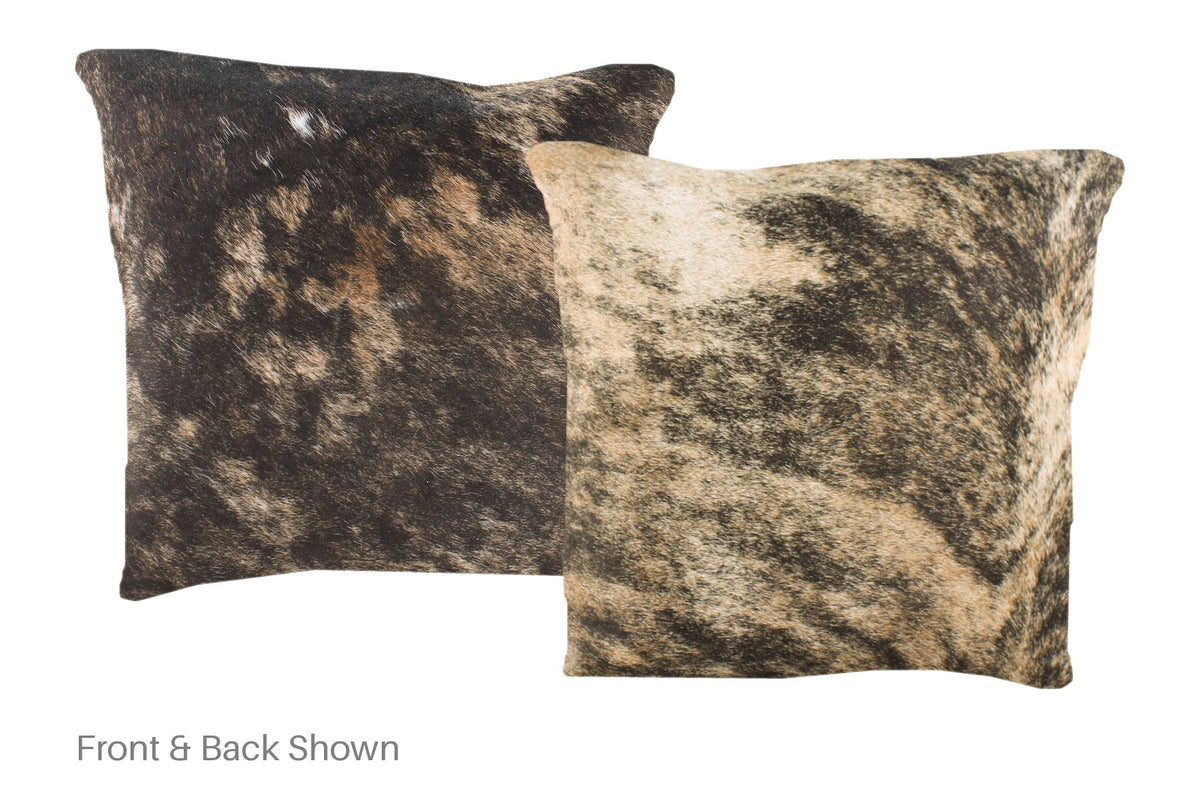 Light Brindle Cowhide Pillow #A51059