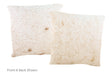Salt and Pepper Brown Cowhide Pillow 16x16 #A51063 by Hudson Hides