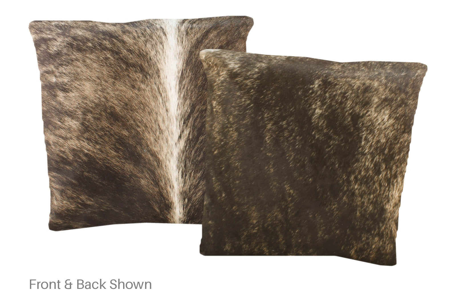 Dark Brindle Cowhide Pillow #A51065