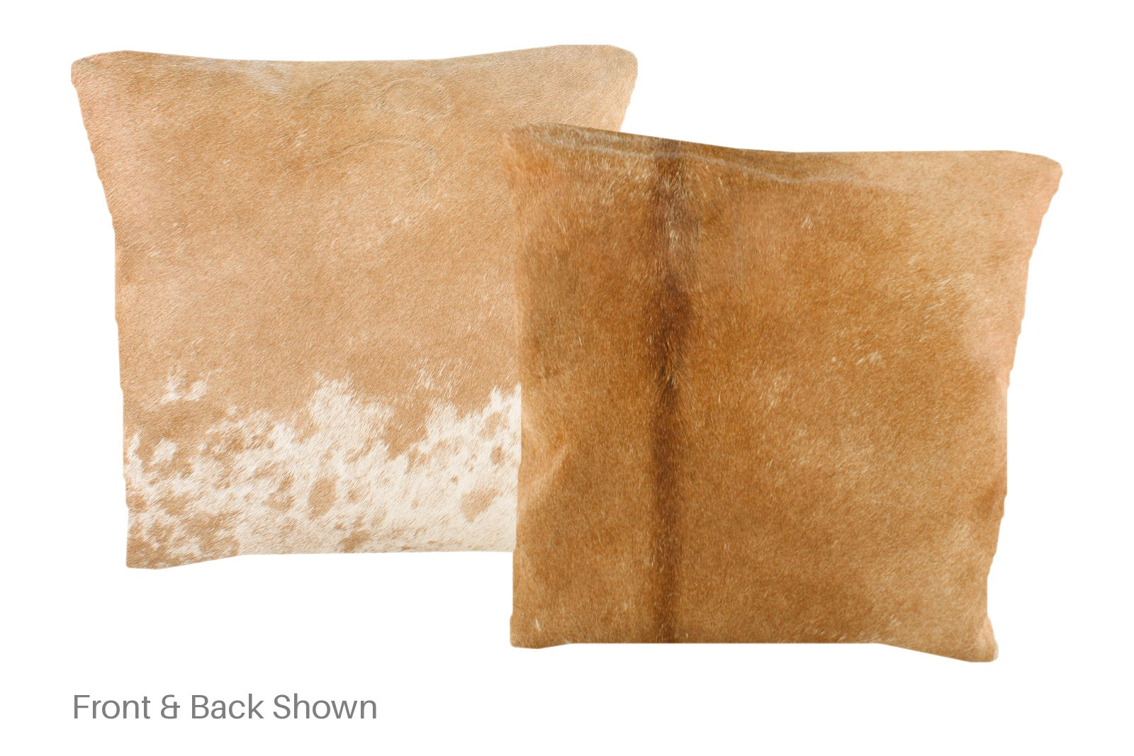 Brown and White Cowhide Pillow #A51066