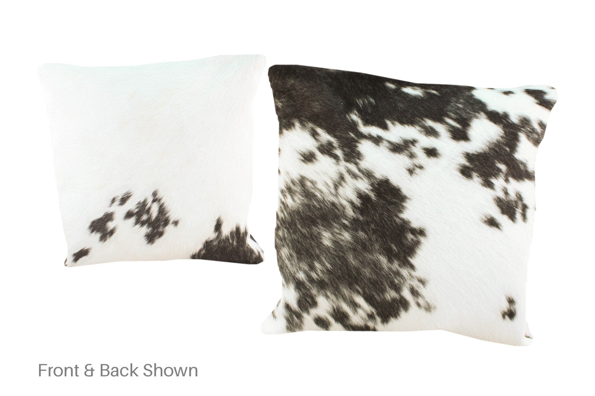 Black and White Cowhide Pillow #A51068