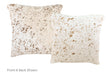 Salt and Pepper Brown Cowhide Pillow 16x16 #A51070 by Hudson Hides