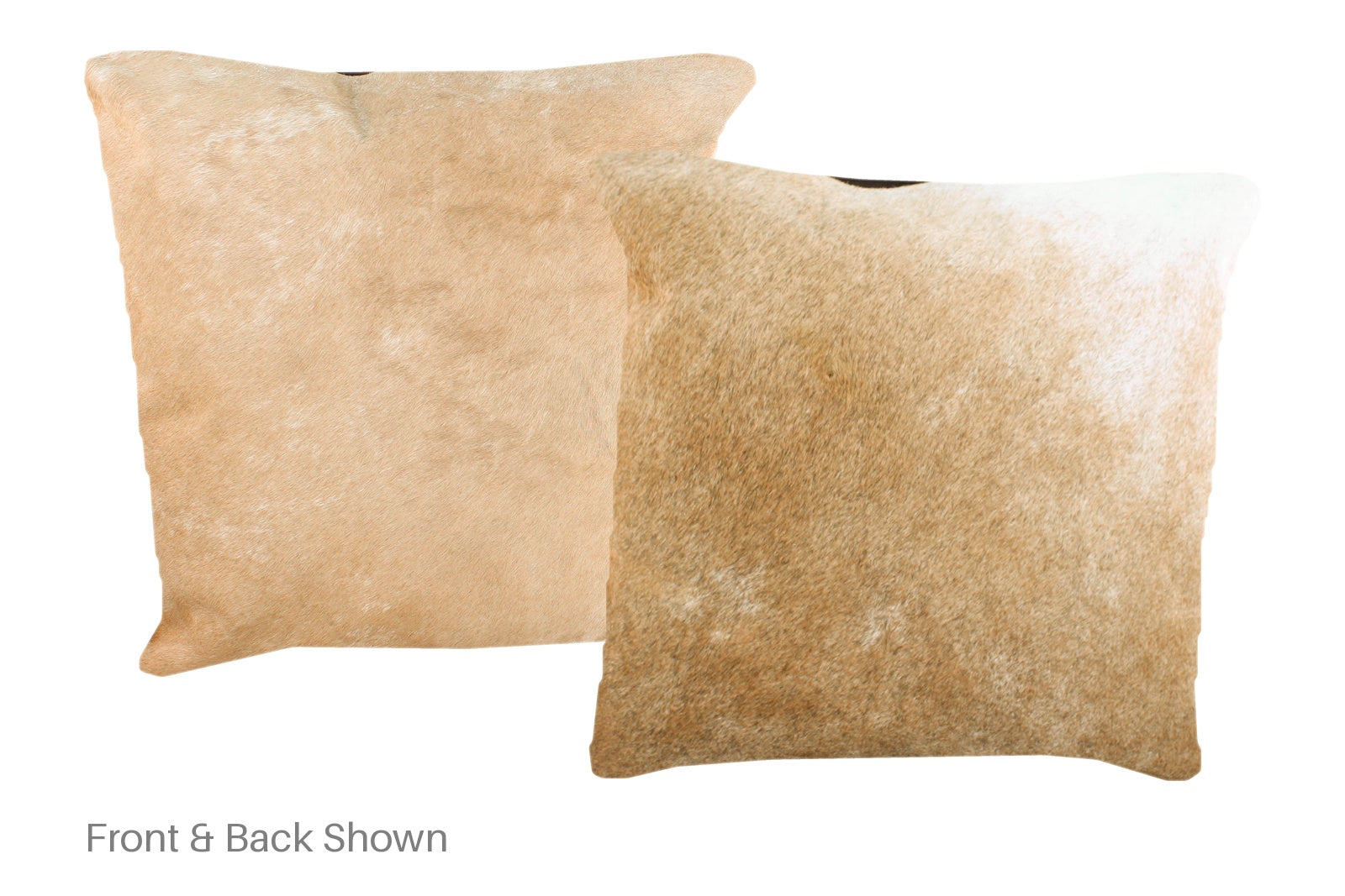 Beige Cowhide Pillow #A51074
