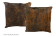 Dark Brindle Cowhide Pillow 16x16 #A51077 by Hudson Hides