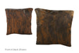 Medium Brindle Cowhide Pillow 16x16 #A51079 by Hudson Hides