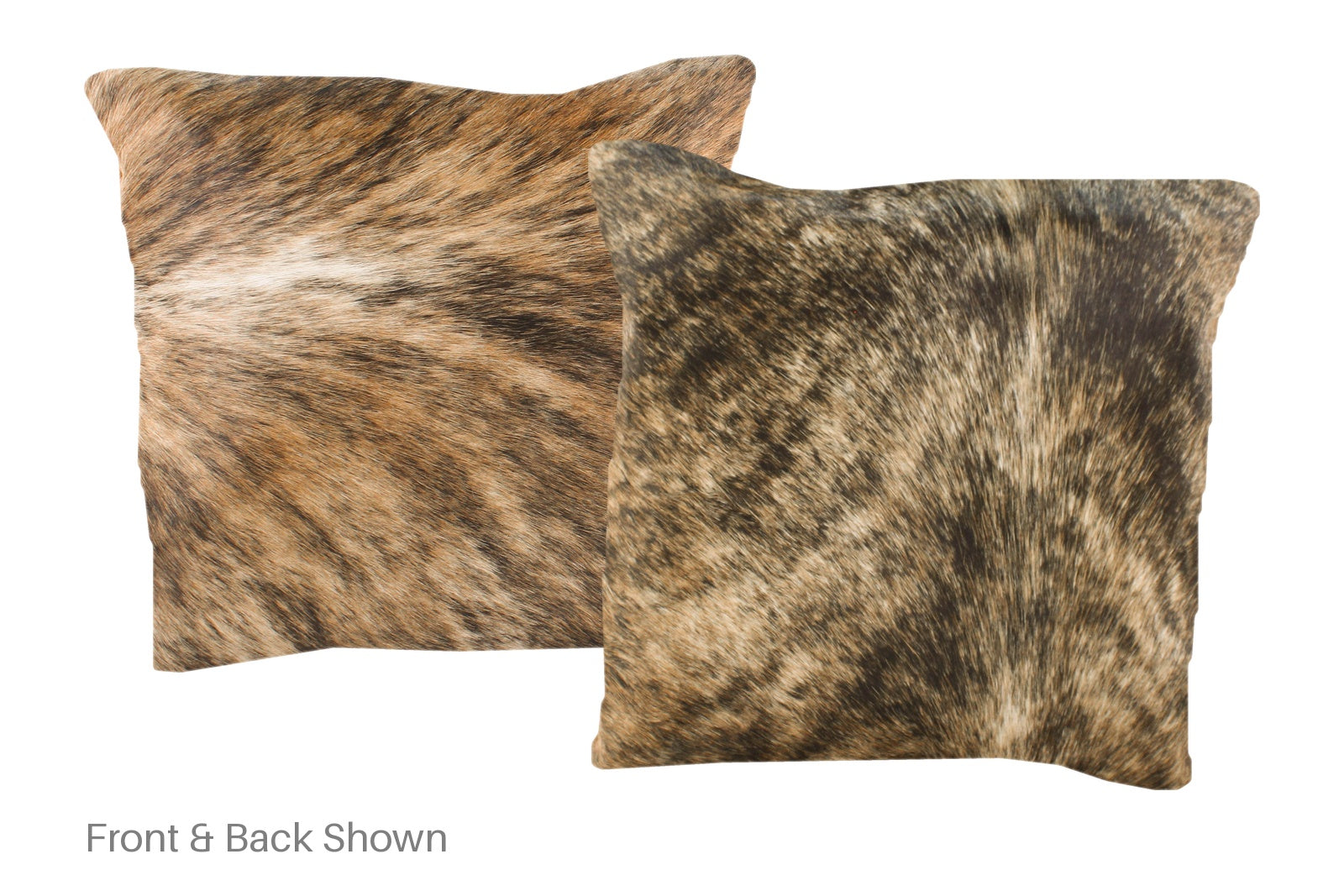Light Brindle Cowhide Pillow #A51080