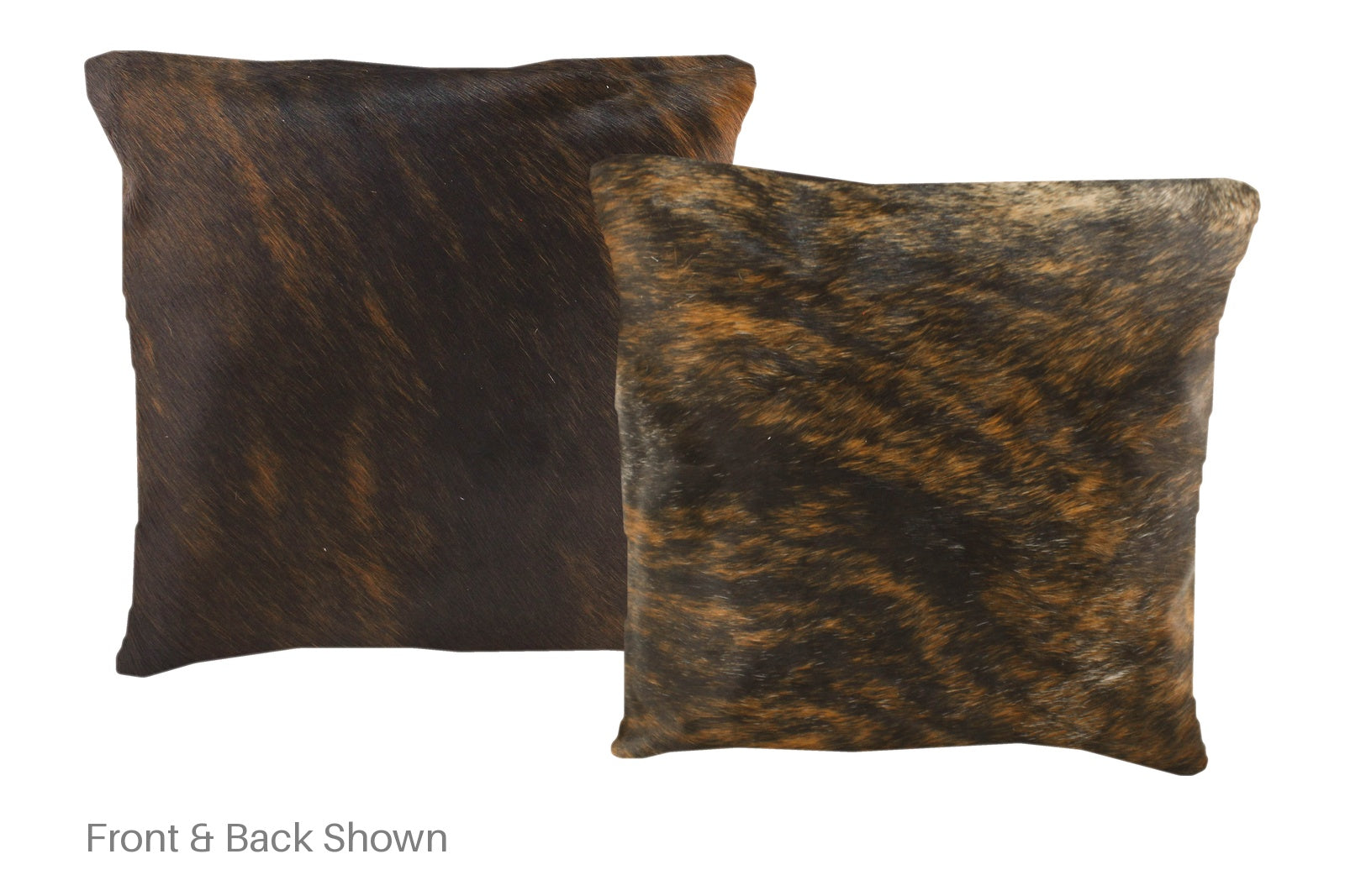 Dark Brindle Cowhide Pillow #A51093