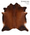 Warm Caramel X-Large Brazilian Cowhide Rug 6'6