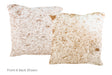 Salt and Pepper Brown Cowhide Pillow 16x16 #A51101 by Hudson Hides