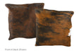 Tricolor Cowhide Pillow 16x16 #A51102 by Hudson Hides