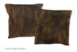 Medium Brindle Cowhide Pillow 16x16 #A51108 by Hudson Hides