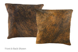 Medium Brindle Cowhide Pillow 16x16 #A51109 by Hudson Hides