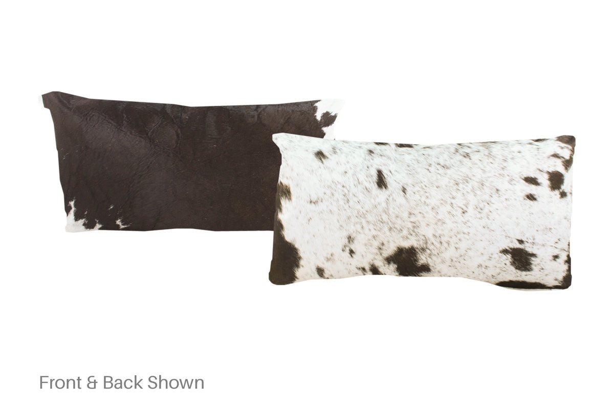 Black and White Cowhide Pillow #A51122