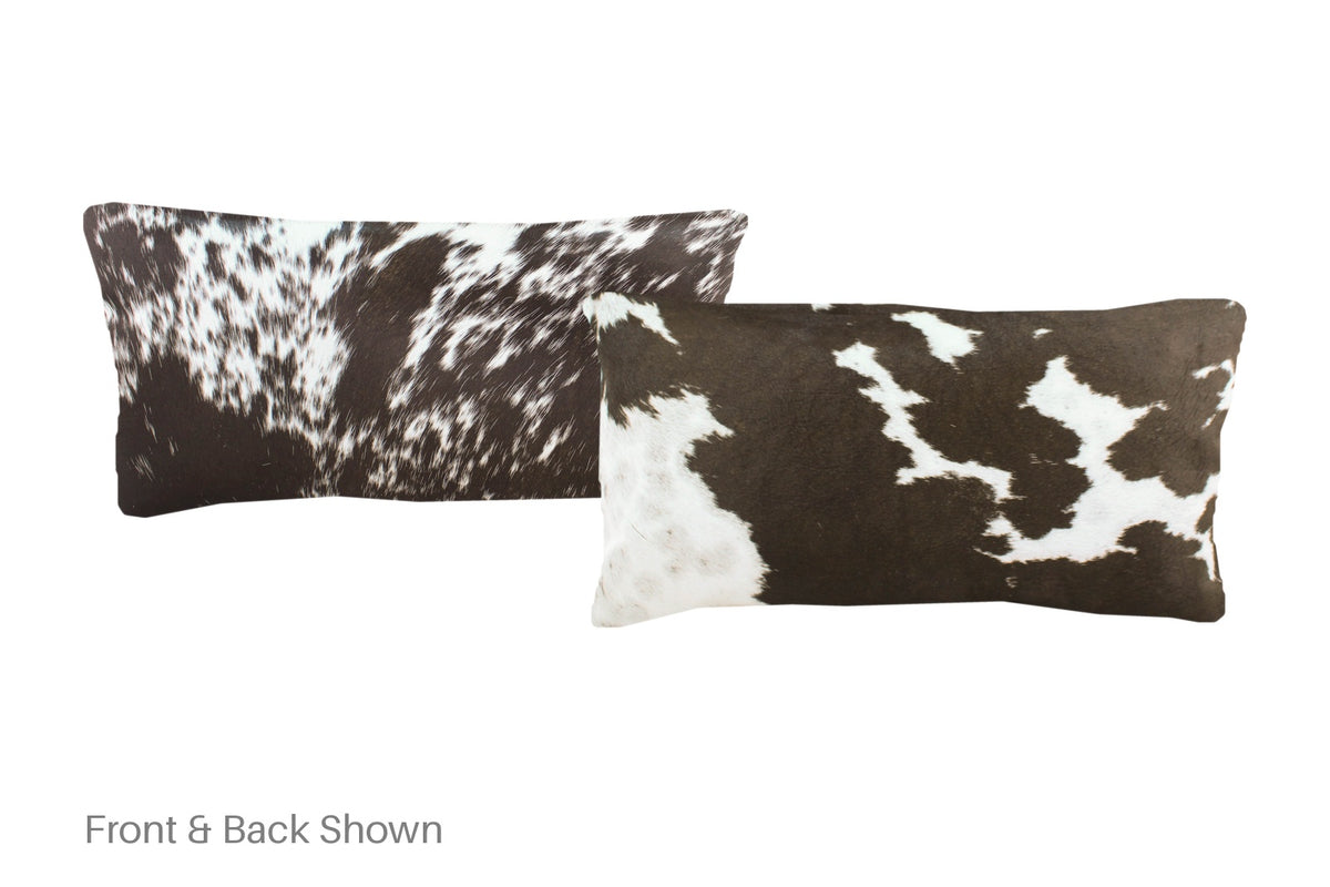 Black and White Cowhide Pillow #A51127