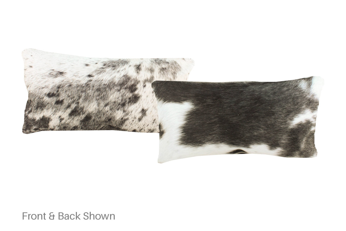 Black and White Cowhide Pillow #A51136