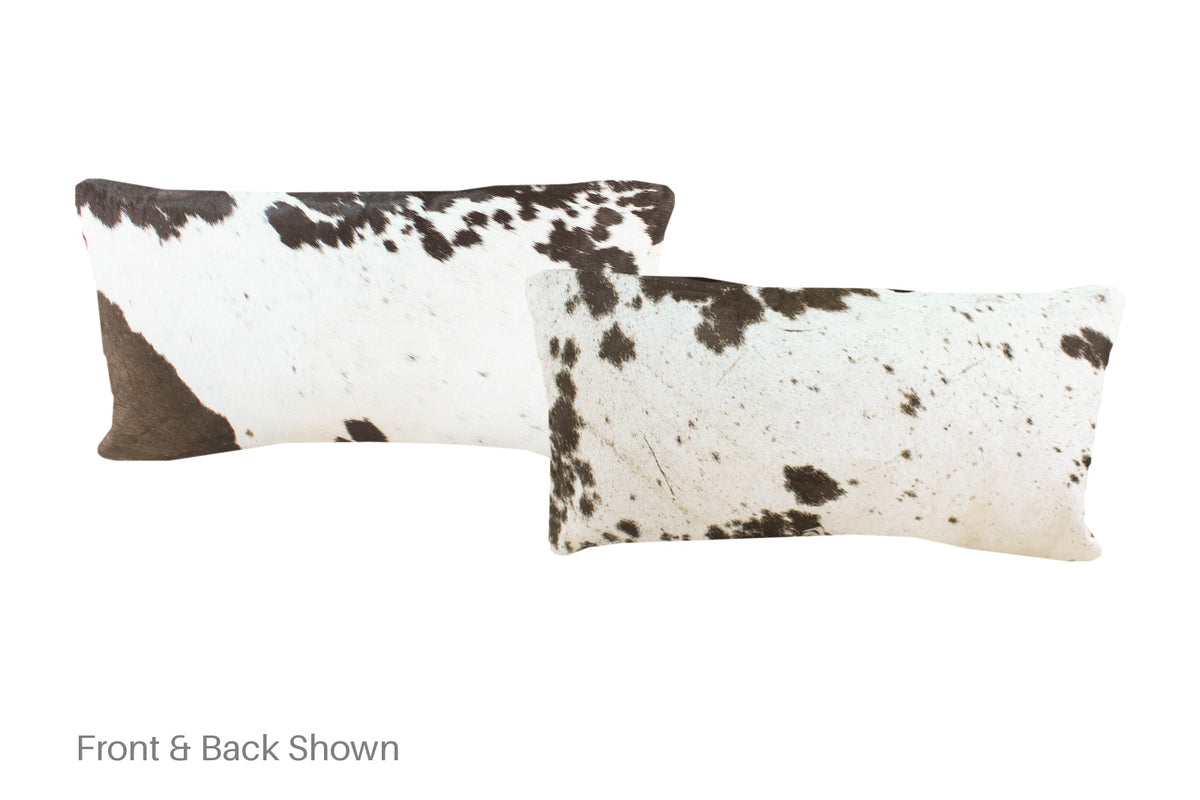 Black and White Cowhide Pillow #A51137