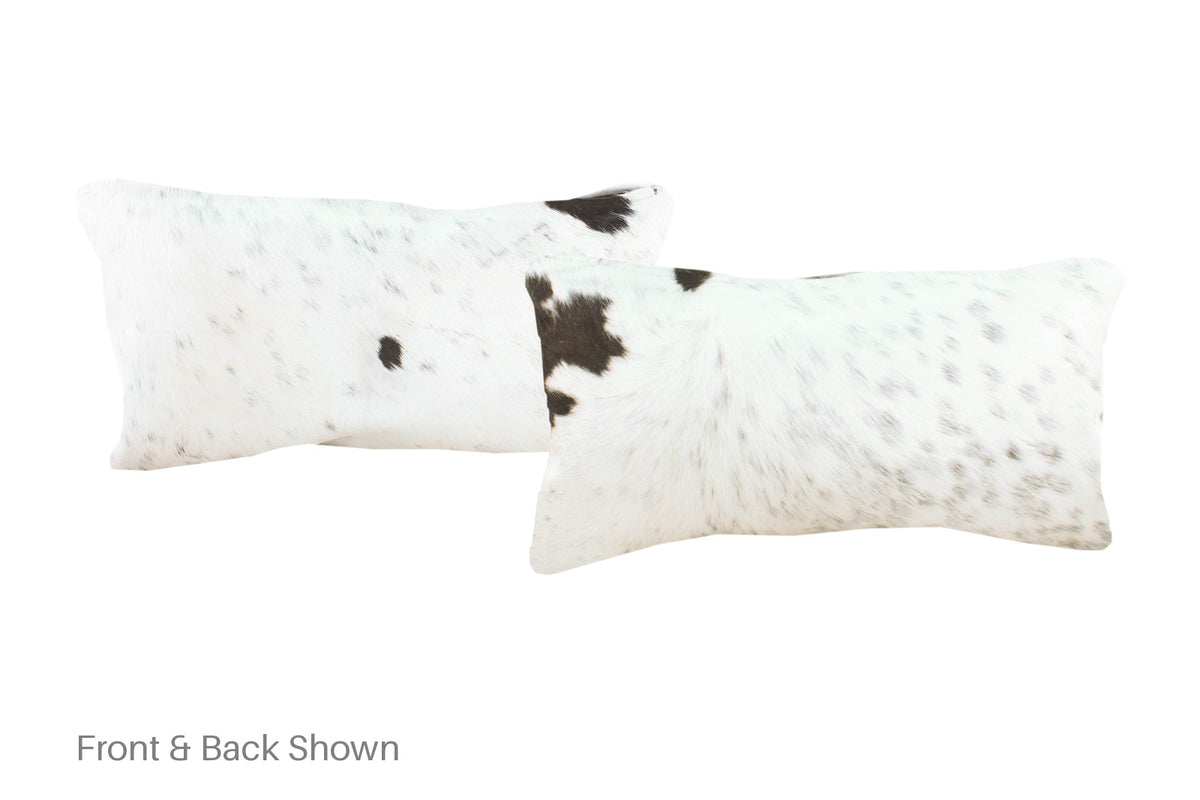 Black and White Cowhide Pillow #A51138