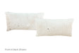 Salt and Pepper Black Cowhide Pillow 12x22 #A51139 by Hudson Hides