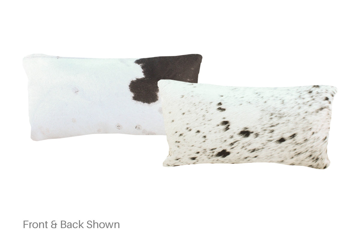 Black and White Cowhide Pillow #A51142