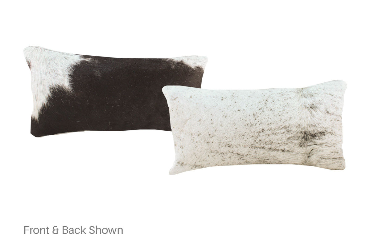 Black and White Cowhide Pillow #A51145