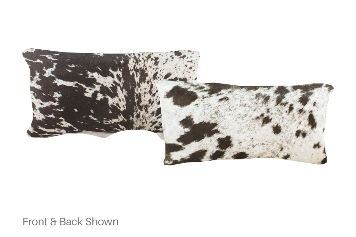 Black and White Cowhide Pillow #A51147