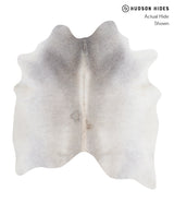 Medium Grey Large Brazilian Cowhide Rug 6'2"H x 5'5"W #A5115 by Hudson Hides