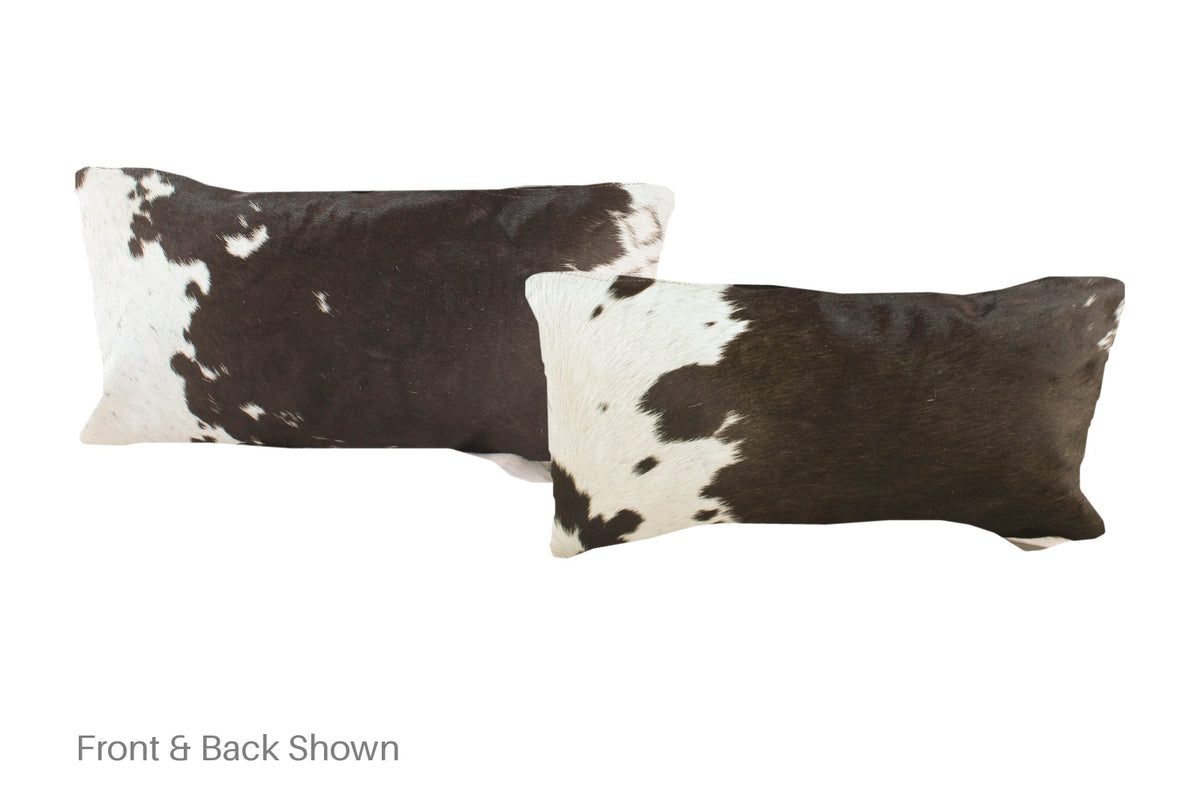 Black and White Cowhide Pillow #A51163