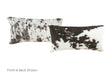 Black and White Cowhide Pillow 12x22 #A51167 by Hudson Hides
