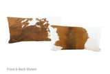 Tricolor Cowhide Pillow 12x22 #A51169 by Hudson Hides