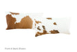 Tricolor Cowhide Pillow 12x22 #A51171 by Hudson Hides
