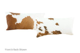 Tricolor Cowhide Pillow 12x22 #A51171 by Hudson Hides