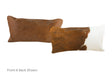 Tricolor Cowhide Pillow 12x22 #A51173 by Hudson Hides