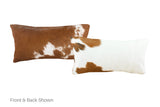 Tricolor Cowhide Pillow 12x22 #A51177 by Hudson Hides