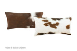 Tricolor Cowhide Pillow 12x22 #A51178 by Hudson Hides