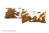 Tricolor Cowhide Pillow 12x22 #A51179 by Hudson Hides