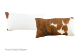 Tricolor Cowhide Pillow 12x22 #A51181 by Hudson Hides