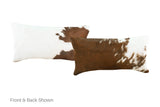 Tricolor Cowhide Pillow 12x22 #A51183 by Hudson Hides