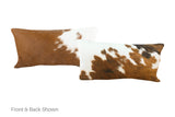Tricolor Cowhide Pillow 12x22 #A51184 by Hudson Hides