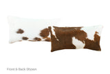 Tricolor Cowhide Pillow 12x22 #A51185 by Hudson Hides