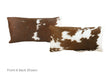 Tricolor Cowhide Pillow 12x22 #A51186 by Hudson Hides