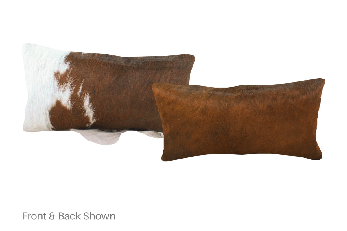 Tricolor Cowhide Pillow #A51190